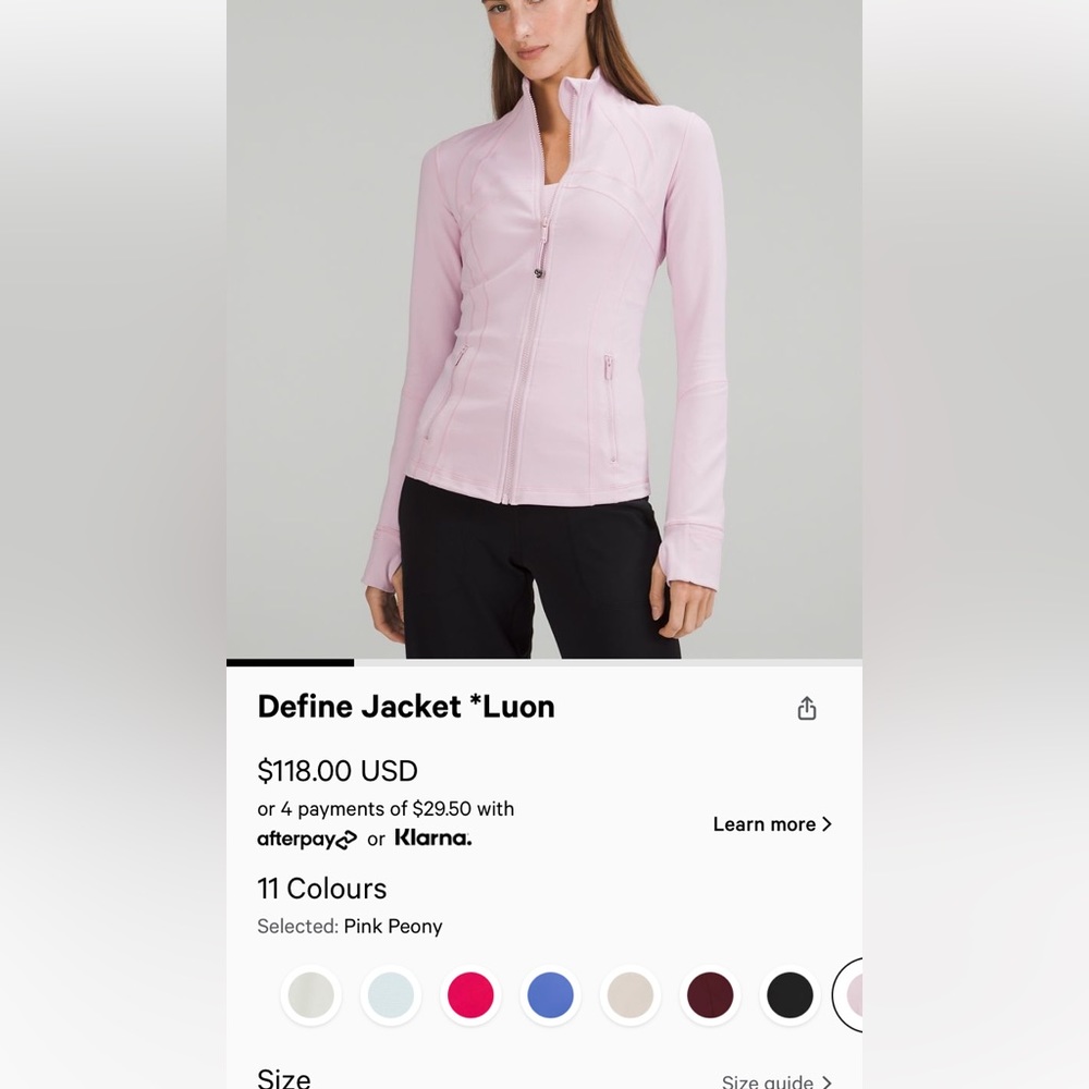 ISO- any color define jacket *luon